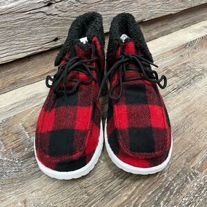 Buffalo Plaid Gypsy Jazz Bootie